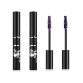 JCUGSBS 5D Silk Fiber Mascara Waterproof Long, Mascara Volume Noir Intense, Mascara volume et longueur, Convient aux Yeux Sen