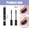 JCUGSBS 5D Silk Fiber Mascara Waterproof Long, Mascara Volume Noir Intense, Mascara volume et longueur, Convient aux Yeux Sen