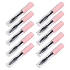 Lot de 10 Tubes de Mascara Transparents, 5ml, Flacons Cosmétiques Portables avec Entonnoirs et Inserts en Caoutchouc pour Hui