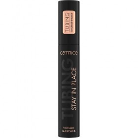 Catrice Tubing Stay In Place Volume Mascara 010, noir, tenue résistante aux frottements, volume et longueur, look de cils nat...