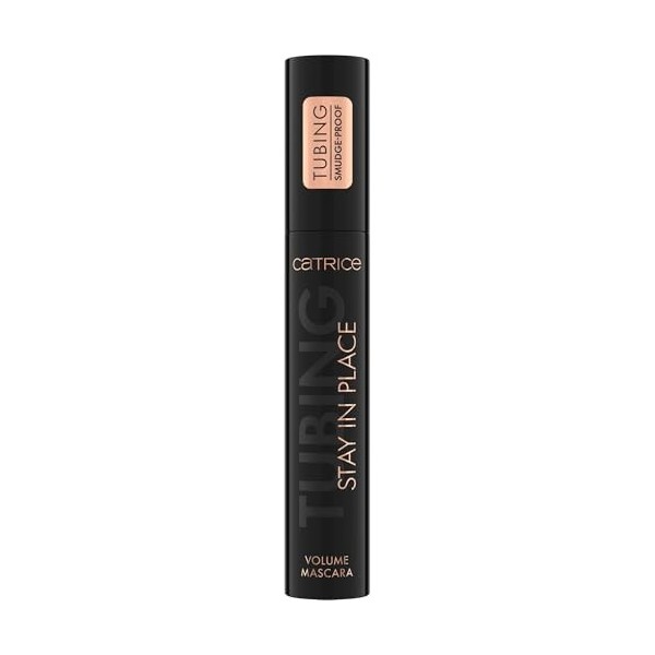 Catrice Tubing Stay In Place Volume Mascara 010, noir, tenue résistante aux frottements, volume et longueur, look de cils nat...