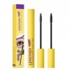 Bubble Mascara Waterproof Noir/Marron Colossal Mascara Cils Maquillage Longue Durée, Créer Un Look Naturel Noir + Marron Mas...