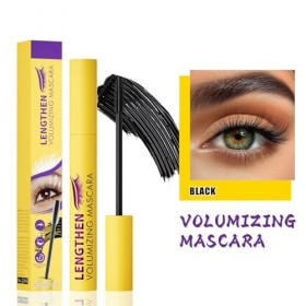 Bubble Mascara Waterproof Noir/Marron Colossal Mascara Cils Maquillage Longue Durée, Créer Un Look Naturel Noir + Marron Mas...