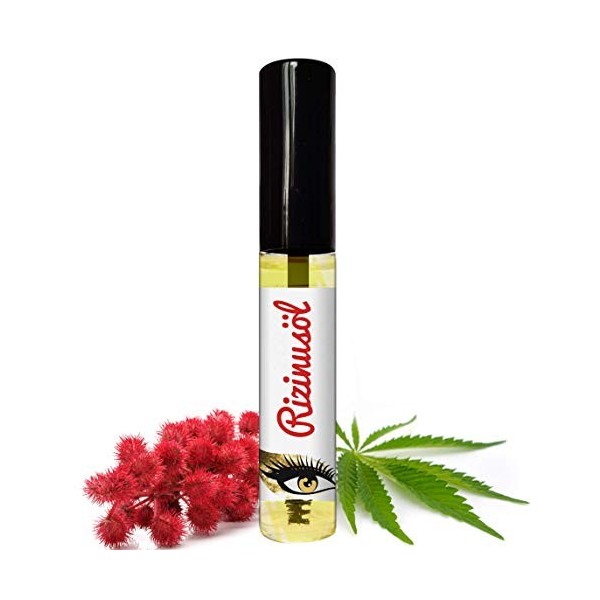 Rizinusöl Mascara für längere Wimpern - Kalt gepresst - Praktischer Wringer | Naturafro