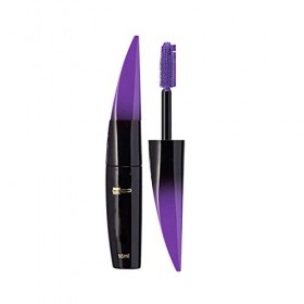 Mascara de cils en fibre de soie 4D mascara imperméable naturel -taches allongeant et long épais Argent Colloïdal Gel Purple ...