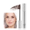 Mascara Waterproof pour les Femmes Agées aux Cils Clairsemés, 2Pcs Hypoallergénique Mascara Noir Marron Allongéet Volumisant,...