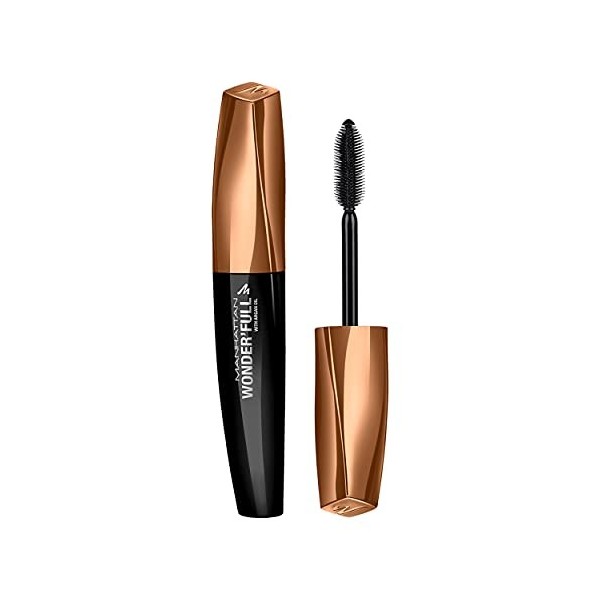 Manhattan WonderFull Mascara Fb. 002 Black Brown Mascara Noir Brun Noir Naturel 11 ml