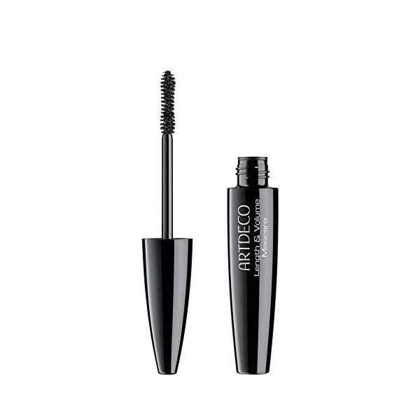 ARTDECO Length & Volume Mascara – Mascara résistant aux frottements pour cils extra longs, longue durée, séchage rapide, 1 x