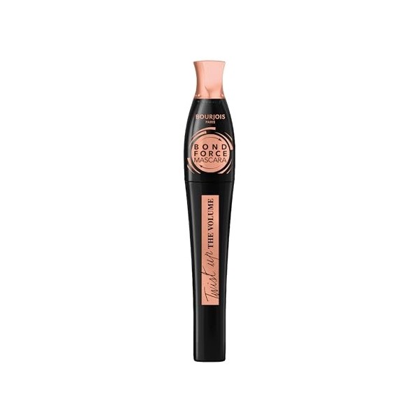 Bourjois Twist Up The Volume Bond Force, Noir, Mascara, Apporte instantanément volume et longueur, Cils plus épais et plus fo