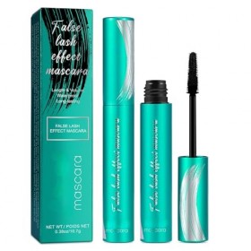 Lot de 2 mascaras imperméables noirs - Longueur et volume - Formule résistante aux frottements - Pour maquillage quotidien - 