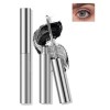 Iron Metal Mascara Waterproof, Noir Longue Durée 3D Curling Effet, Washable Wand Mascara Volume et Longueur, Résistant aux Ta
