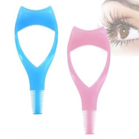 JCUGSBS 3 En 1 Maquillage Cils,Mascara Guide Applicateur,Outil Supérieur Inférieur Mascara Guide,Applicateur Cils Peigne Cosm