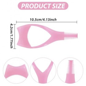 JCUGSBS 3 En 1 Maquillage Cils,Mascara Guide Applicateur,Outil Supérieur Inférieur Mascara Guide,Applicateur Cils Peigne Cosm