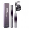 HASAIKA® Mascara métallique, Mascara Volume de maquillage épais à double effet, longue durée, anti-bavures, allongeant et rec