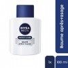 NIVEA MEN Protect et Care Baume Après-Rasage Hydratant, Soin Après-Rasage enrichi en Vitamine E et Aloe Vera, Soin visage pou