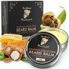 Red-Blooded Baume Barbe Homme Parfum de Cologne - Nourrit, façonne et hydrate toutes les longueurs de poils du visage, aidant