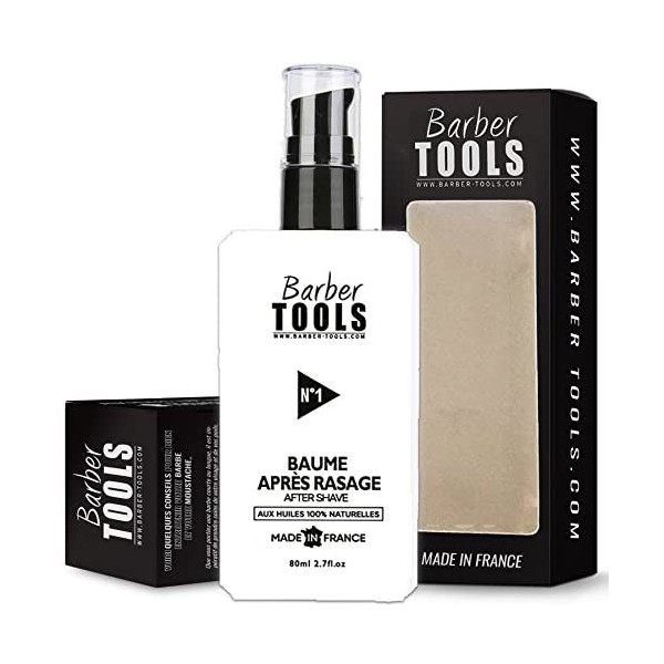 Baume après rasage 80ml - Pour lentretien et le soin de la peau - FABRIQUE EN FRANCE ✮ BARBER TOOLS ✮