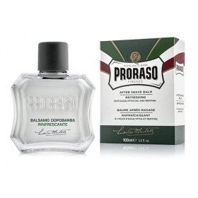 Proraso Baume Après-Rasage, 100 ml, Soin Visage Homme rafraîchissant sans alcool, Baume à Barbe à lhuile deucalyptus et men
