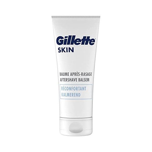 Gillette SKIN Baume Après-Rasage Peau Ultra Sensible 100 ml, Hydrate Pour Apaiser La Peau Fraîchement Rasée Et Aide À Élimine