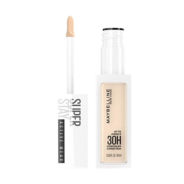 Maybelline New-York - Correcteur Anti-Cernes - Longue Tenue jusquà 30H - Tous Types de Peaux - Superstay Active Wear - Teint