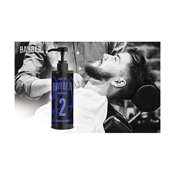 BARBER MARMARA No.2 Baume Après Rasage Homme - Crème Cologne Homme - 400ml - Gel Après Rasage Homme - Marque Contre Rasage - 