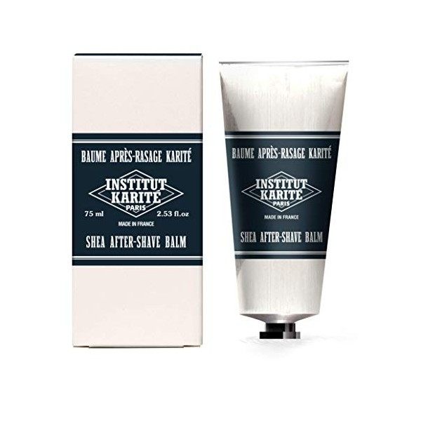 Institut Karité Paris – Baume Après-Rasage Homme au Beurre de Karité 75ml – Soin Ultra Hydratant & Apaisant – Shea Aftershave