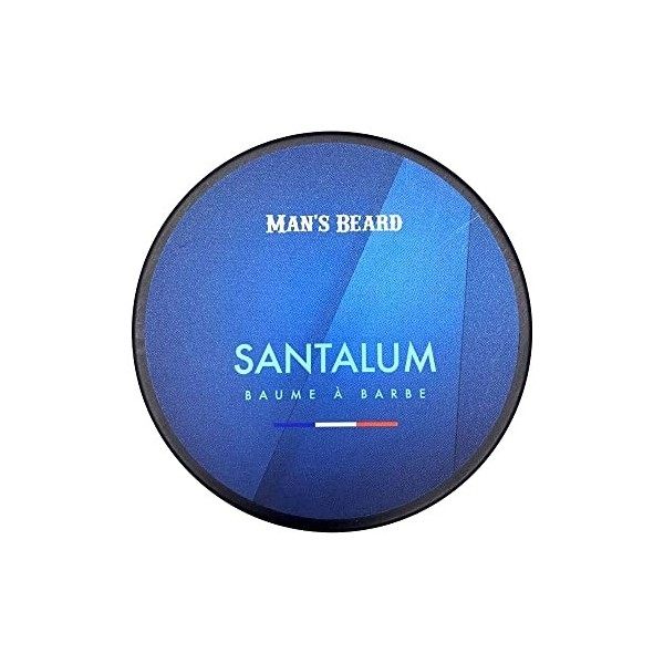 Mans Beard | Baume à barbe |Odeur Boisée SANTALUM |Soin homme pour la barbe hydratant et adoucissant| Ingrédients dorigine 