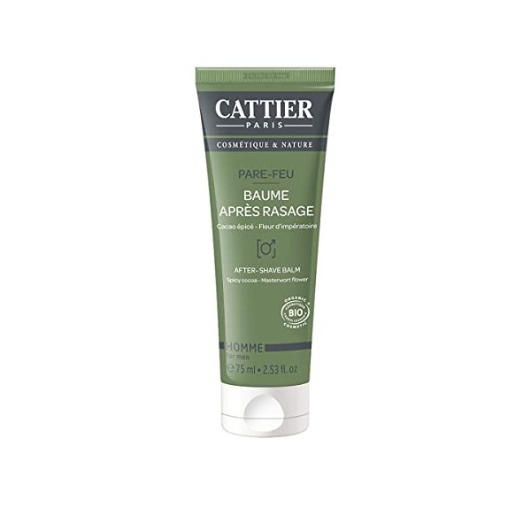 Cattier Homme - Baume Après-Rasage - Pare-Feu - 75 ml