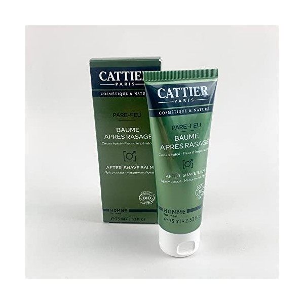 Cattier Homme - Baume Après-Rasage - Pare-Feu - 75 ml