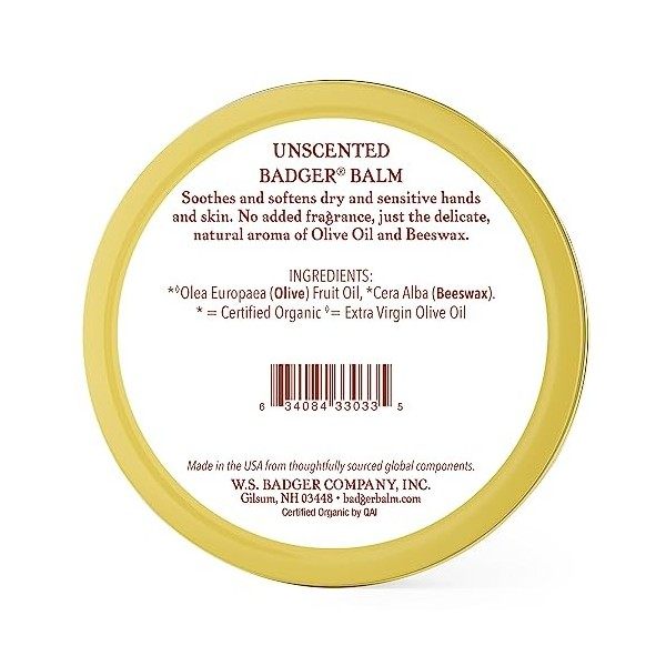 Badger - Healing Balm Unscented - 2 oz.