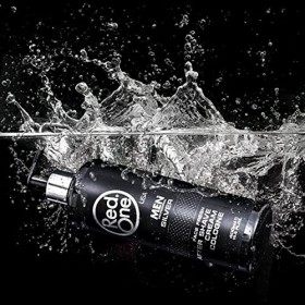 RedOne Aftershave Cream Cologne 400 ml Baume Lotion Men | Hydratant Visage Frais | Argent 