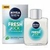 NIVEA Men Fresh Kick Baume après-rasage 100 ml , lotion après-rasage rafraîchissante, soin de la peau pour homme, baume aprè