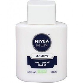 Nivea Men Sensitive Baume après-rasage pour les hommes à la peau sensible, 0 % dalcool lot de 3 