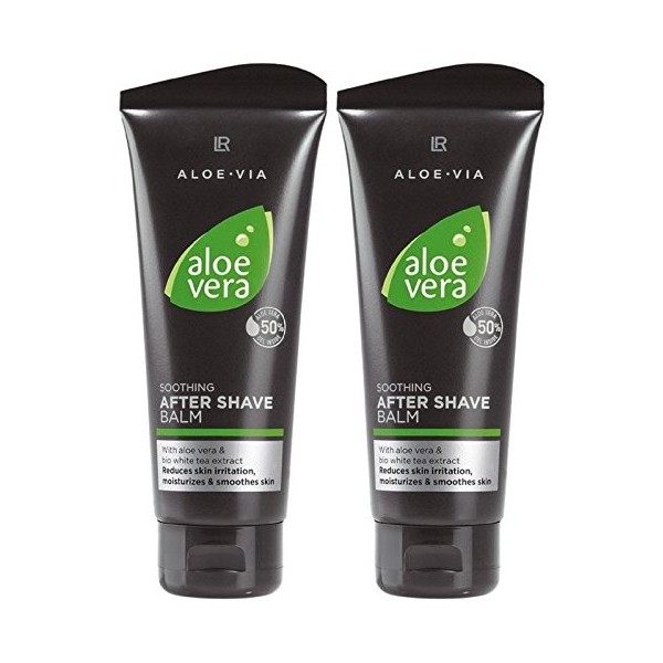 1a LR 2x20401 Aloe Vera - After Shave Balm 50% Aloe Vera Balm 2 x 100 ml by L R