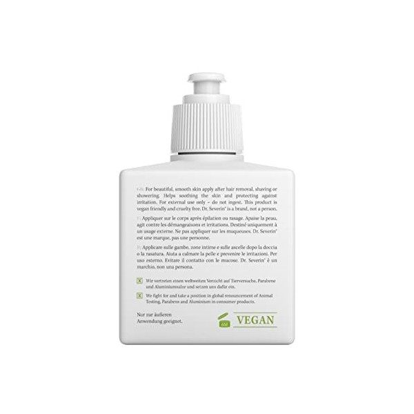 Baume après-rasage Dr. Severin Original pour homme I contre les boutons I élimine les irritations I effet rafraîchissant I sa