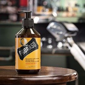 Proraso Baume Barbe, Bois & Épice, 300ml, Baume à barbe parfumé qui adoucit, protège et soulage les démangeaisons et linconf