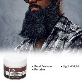 Crème de Toilettage de Barbe, Baume de Moustaches, Crème de Barbe Nourrissante Brillante Douce Sûre Douce Petit Volume Baume 
