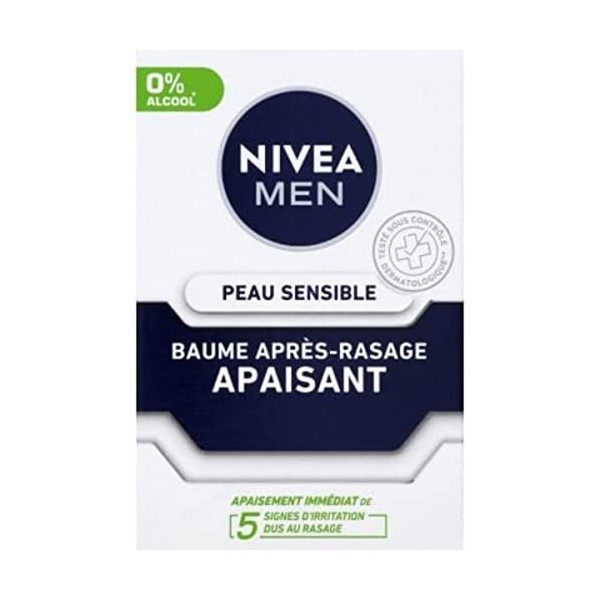 Nivea Baume après rasage peau sensible - Le tube de 100ml