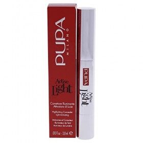 Pupa Milano Active Light Highlighting Correcteur 001 Luminous Ivory pour Femme 0,013 oz 0.38 ml Anti-cernes / Correcteurs