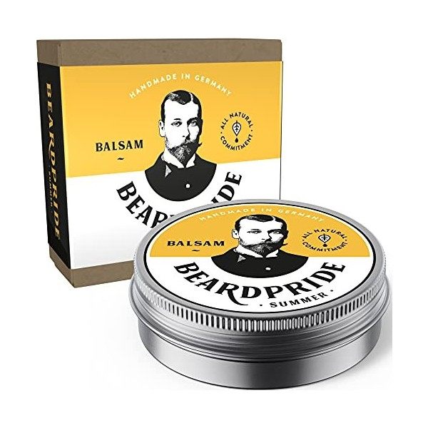 BEARDPRIDE Baume à barbe - Summer - The Original Beard Balm from the Barbershop - Notre baume à barbe est à base de beurre de