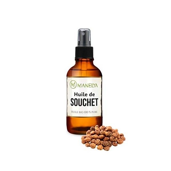 Huile De Souchet BIO - En spray 100ml - flacon en verre ambré - Certifié Bio