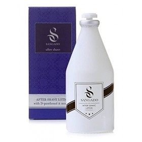 Sangado Fragrances Lotion Après-Rasage Pour Homme Invincible, Hydratante, Rafraîchissante, Parfum Aquatique Boisé, Essences F
