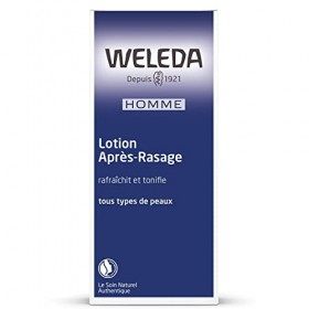 WELEDA - Lotion Après-Rasage pour Homme - Tous Types de Peaux - Rafraîchit et Tonifie - Flacon 100&nbsp;ml