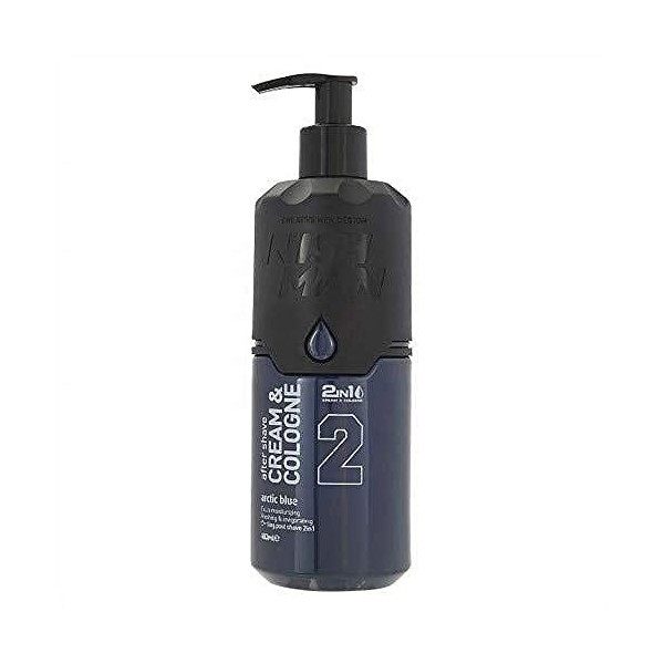 Nishman 02 crème Cologne après rasage ARTIC BLUE 400 ml