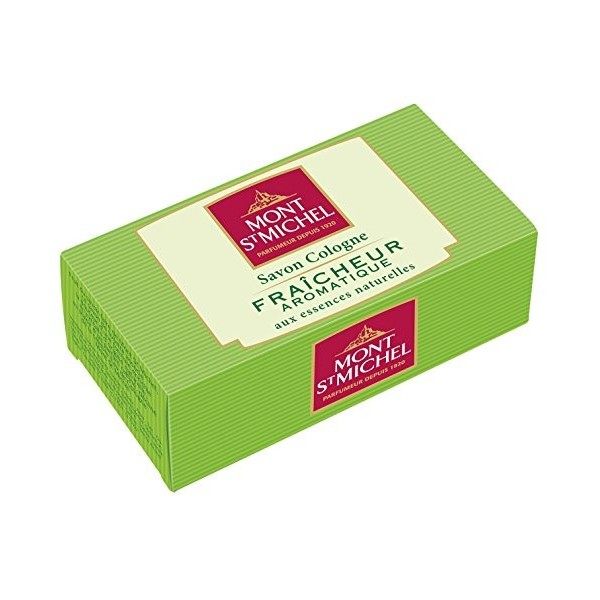 Mont St Michel - Savon Cologne Solide - Fraîcheur Aromatique - 125 g - Lot de 6
