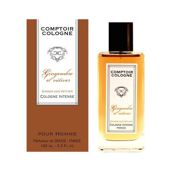 Comptoir Cologne Eau de Cologne Intense, Gingembre Vétiver, 100 ml