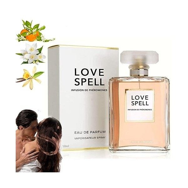 Oveallgo Lovespell Elixir Eau De Parfum Intense, Oveallgo Lovespell Elixir Perfume Pheromone Infusion , Lovespell Pheromone 