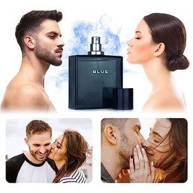 Flysmus Blue De Lurex Pheromone Men Cologne, 1,76 oz/50 ml Savage Parfum pour homme, Pheromone Cologne pour homme pour attire