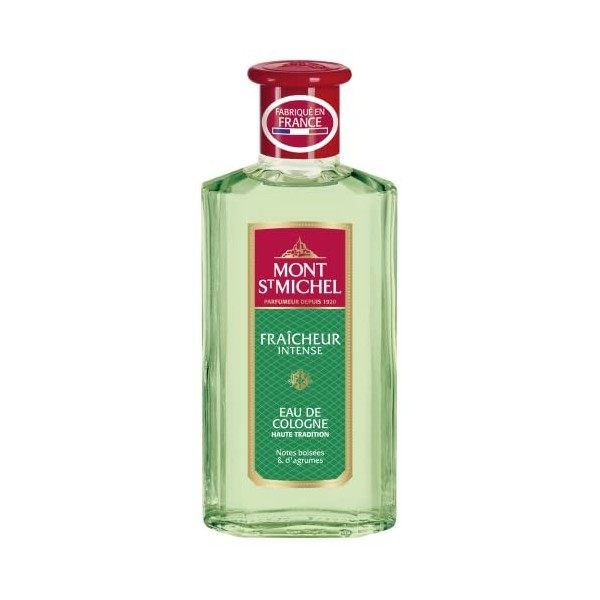 Mont St Michel - Parfumeur depuis 1920 - Eau de Cologne Haute Tradition - Parfum Fraîcheur Intense - Le flacon de 250ml