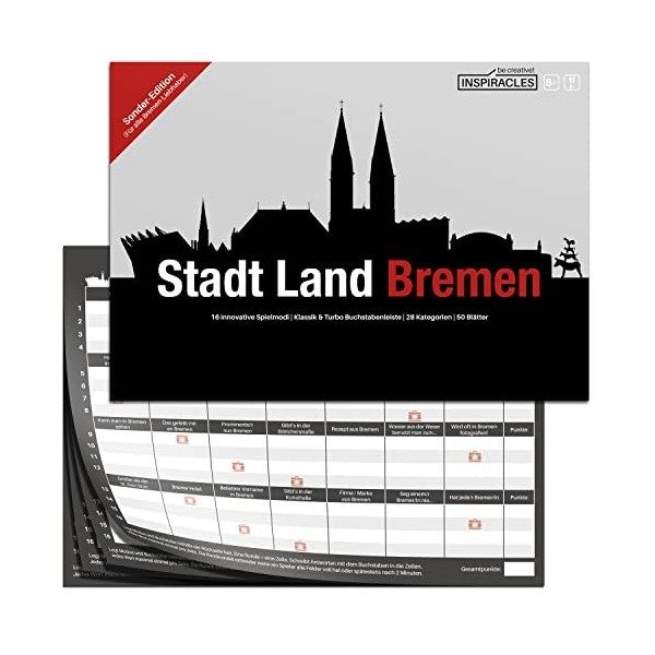 City Land Cologne - Superbe cadeau de Cologne - Le jeu Quiz pour Cologne et les fans - Souvenirs, Cologne - Jeu de Cologne po